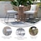 Flash Furniture 3PC Natural Rattan Rope Bistro Set with Side Table TW-VN01516-NAT-LGY-GG - alternate 2